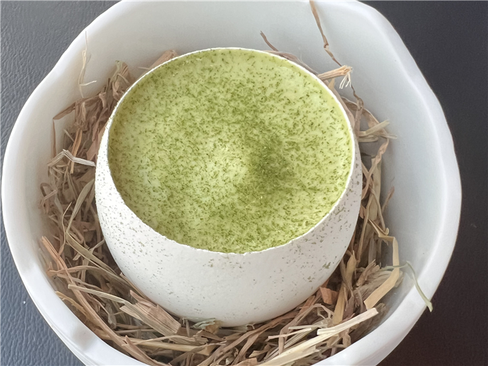 wild garlic mousse